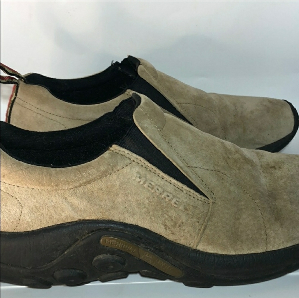 Mens size 12 tan Merrell shoes
